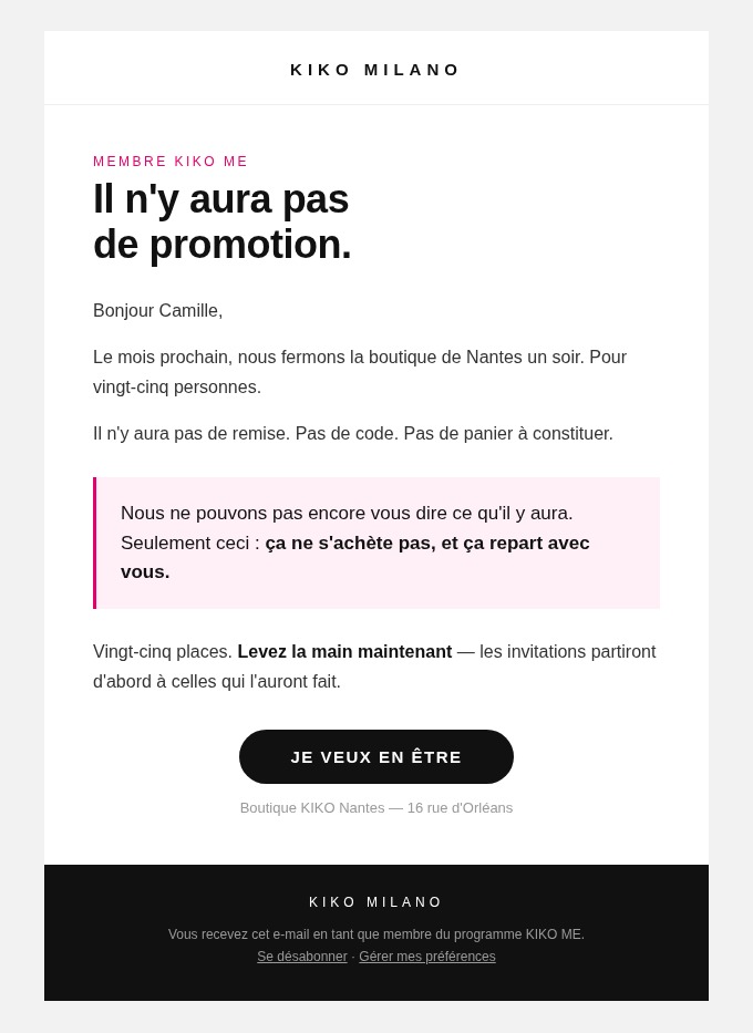 Rendu de l'e-mail J-21